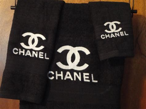 chanel logo hand towels|chanel body wash for men.